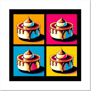 Pop crème caramel Pie Art - French Cuisine Culinary Posters and Art